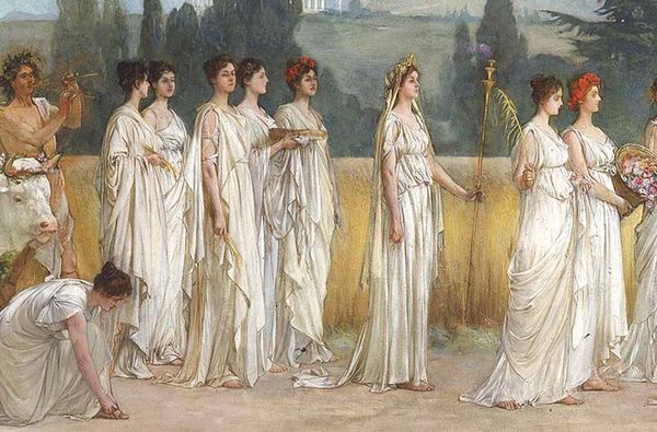 Festival of Thesmophoria dedicated to Demeter and Persephone